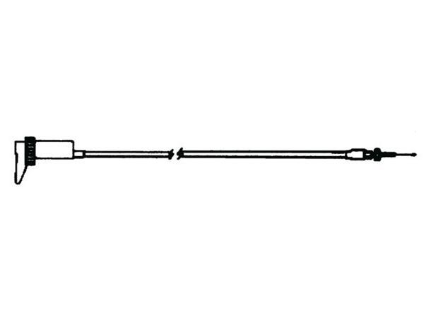 Chokewire Enkel 62cm For Mikuni enkeltforgassere 